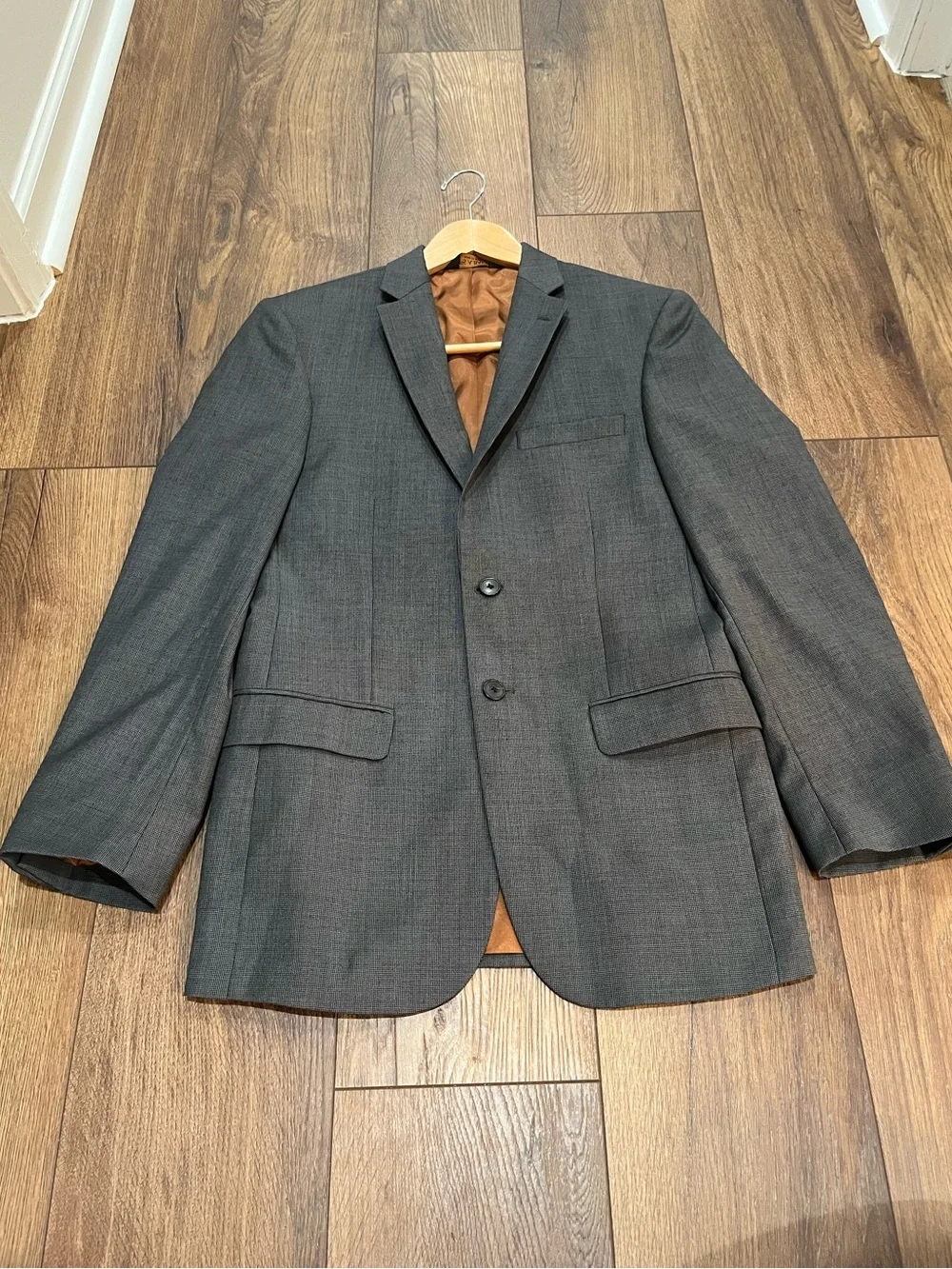 Jos.‎ A. Bank Joseph Mens 36R Gray Slim Fit Wool Suit Jacket Blazer Sport Coat